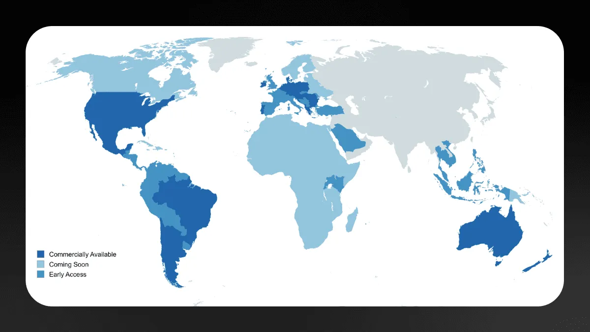 Myriota connectivity coverage