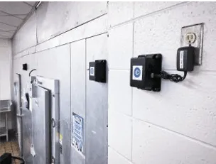 Cold storage monitoring devices