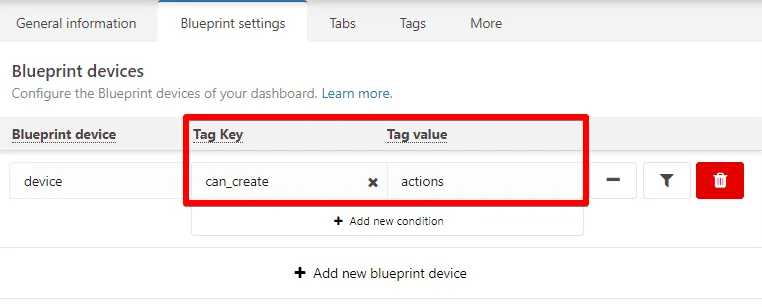 Blueprint devices on TagoIO