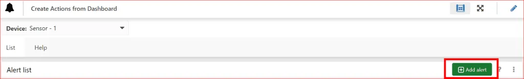 Add alert
