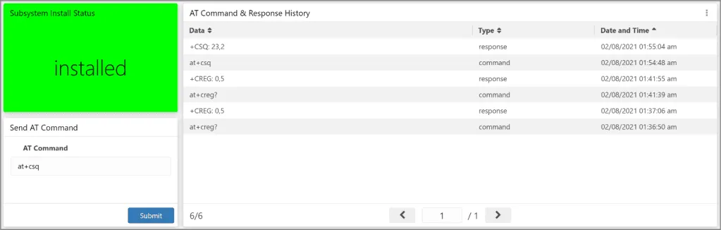 able device dashboard connected status iot sim simbae tracker devices