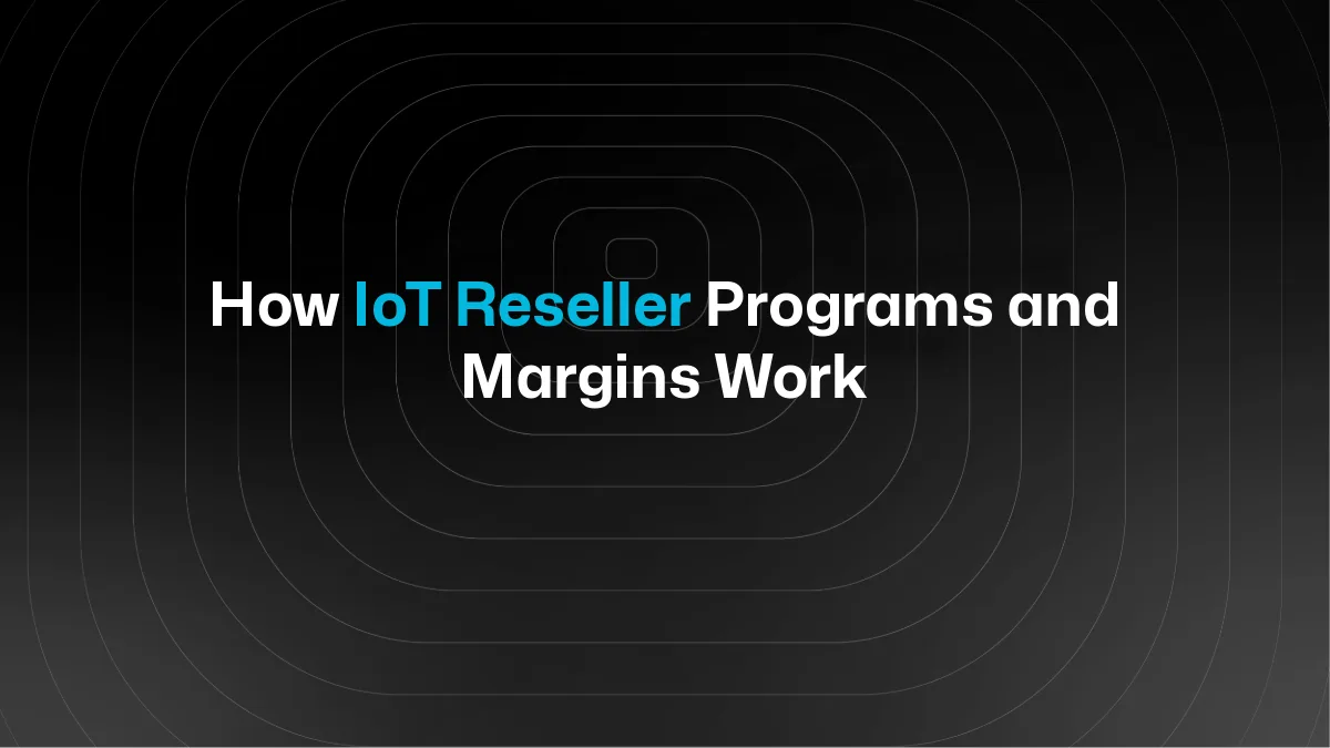 Wie IoT-Reseller-Programme funktionieren und welche Margen üblich sind
