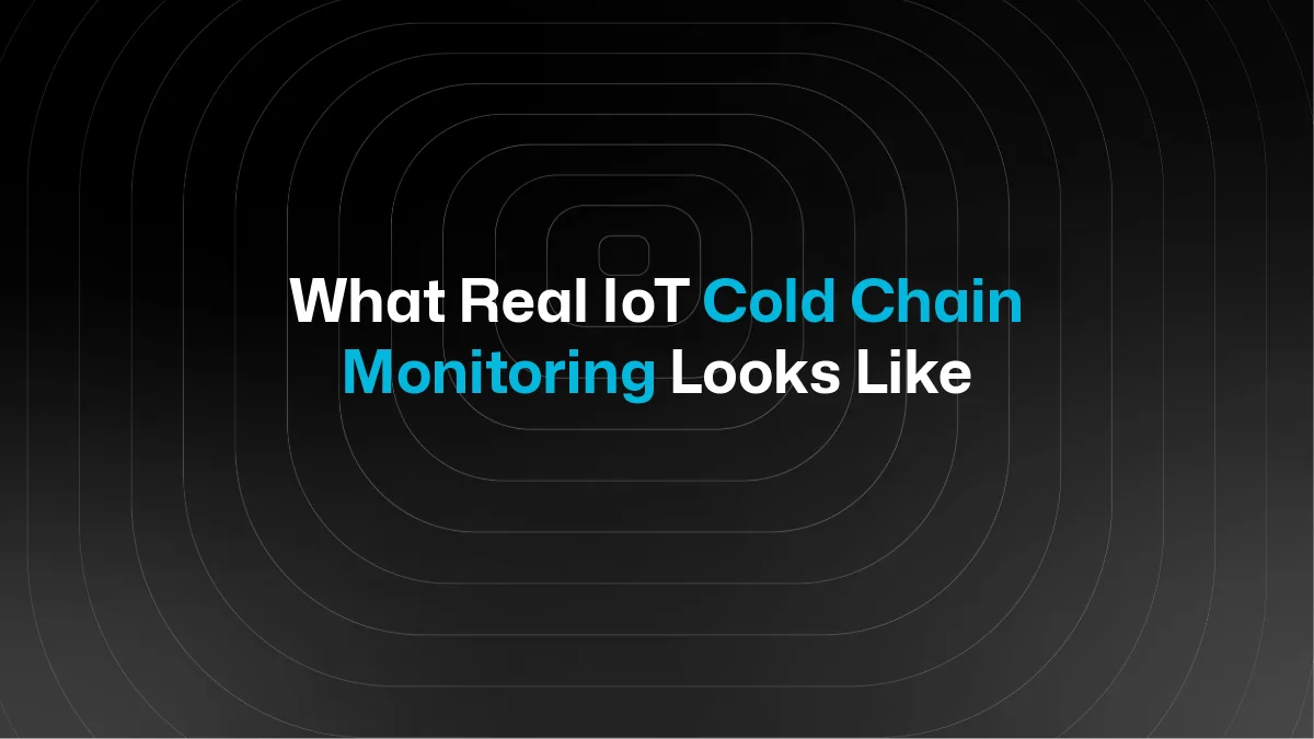 Surveillance IoT de la chaîne du froid : une visite guidée sur le terrain