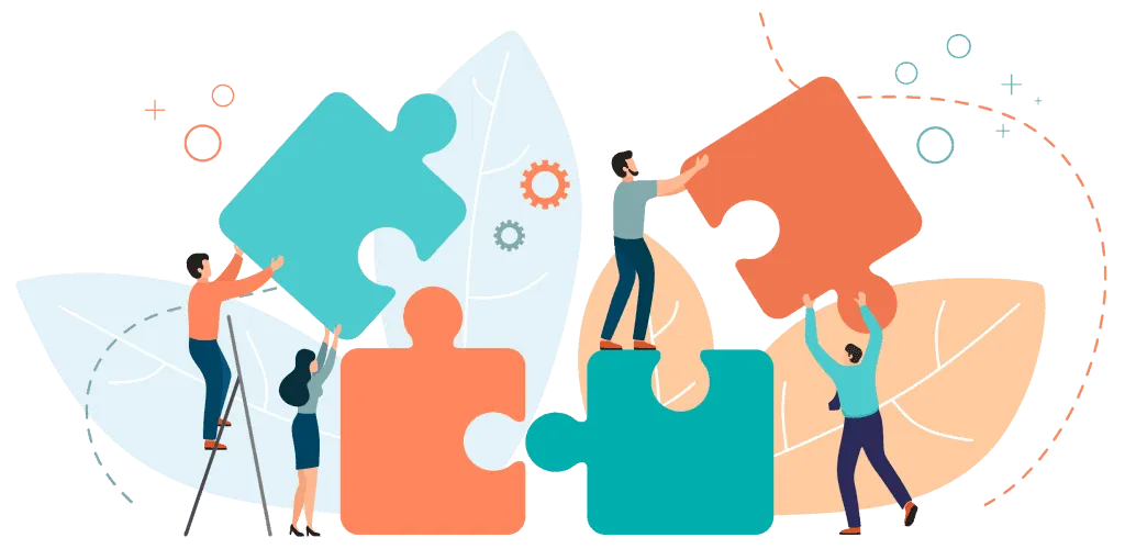 Partners working together