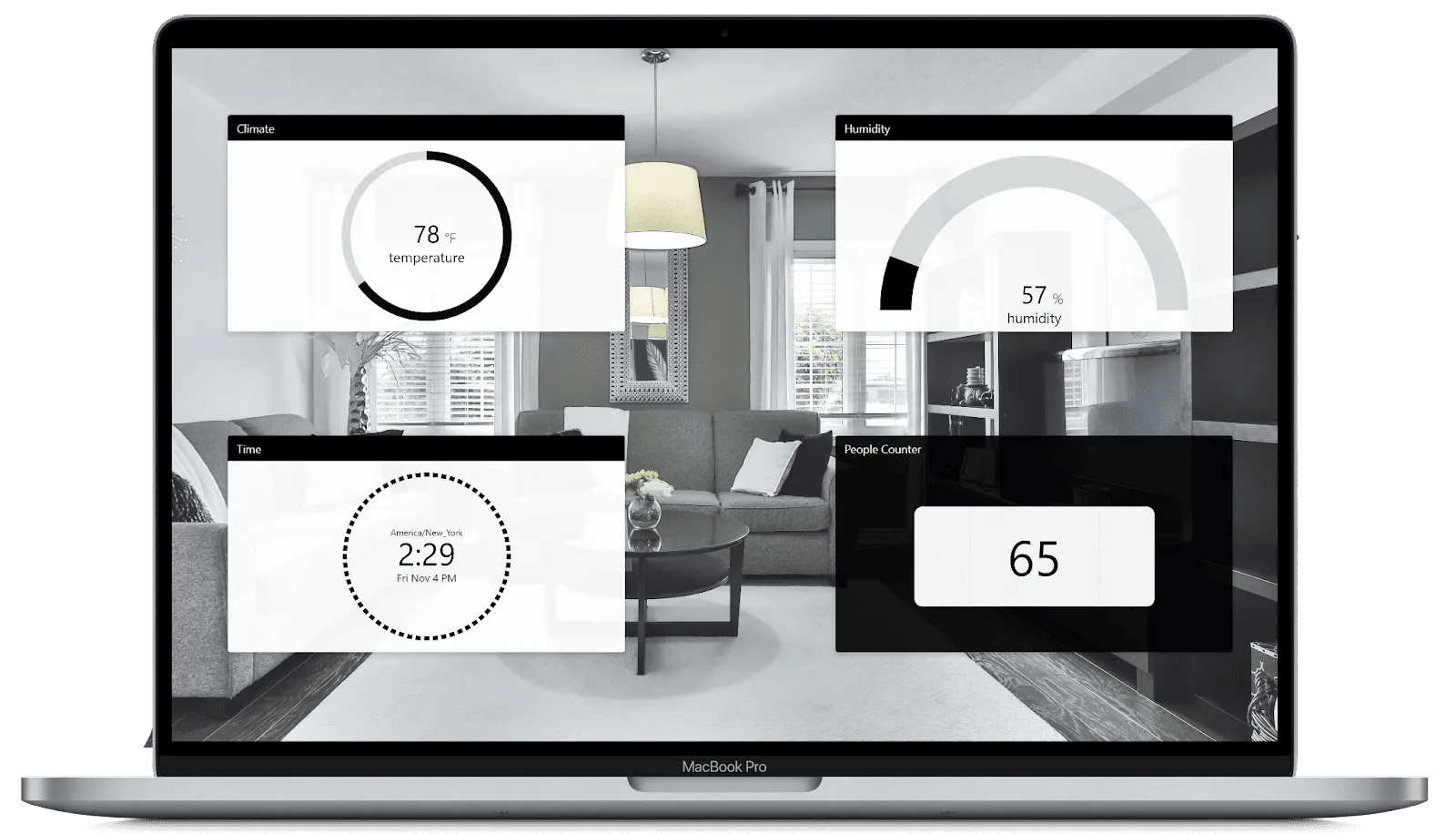 Smart build IoT dashboard