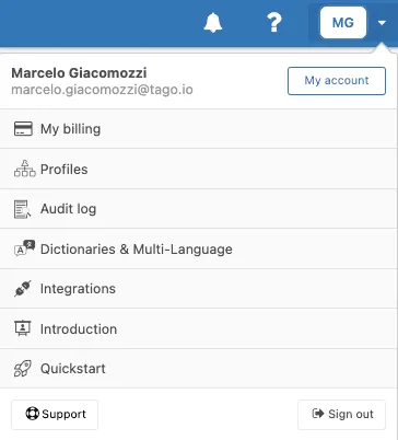 Dictionaries & multi-language