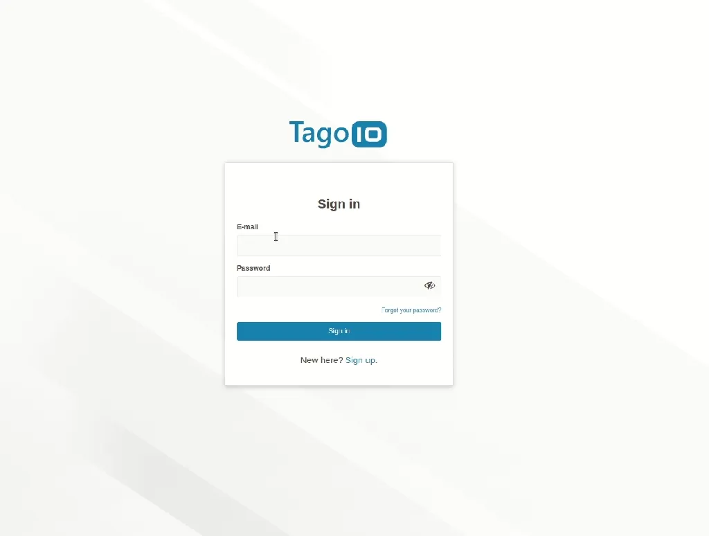 2FA login on TagoIO