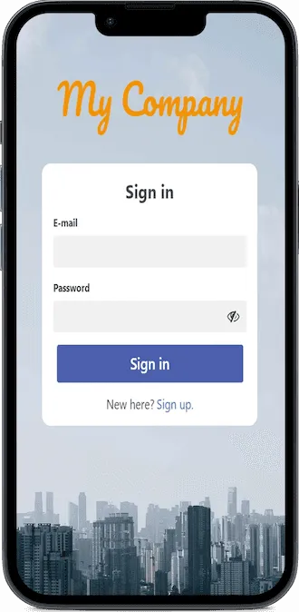 IoT smartphone app for business
