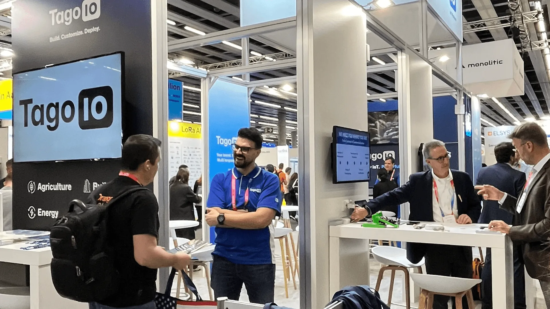 TagoIO IoT Solutions 2025 booth