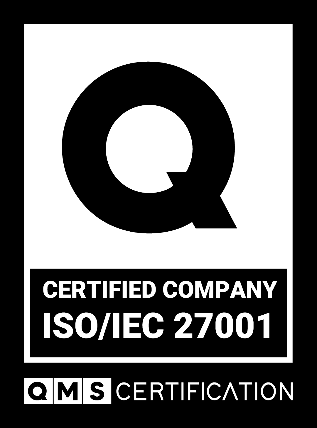 ISO 27001 Certified