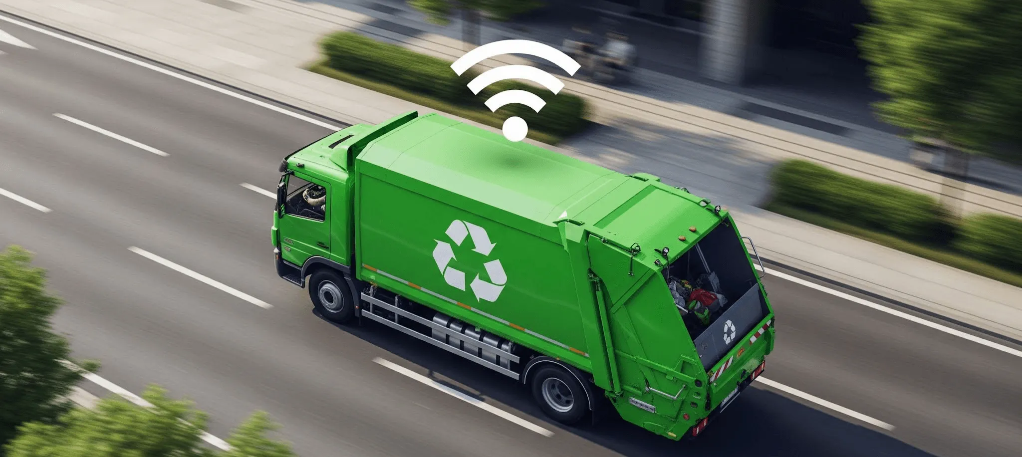 Smarte Abfallsammlung