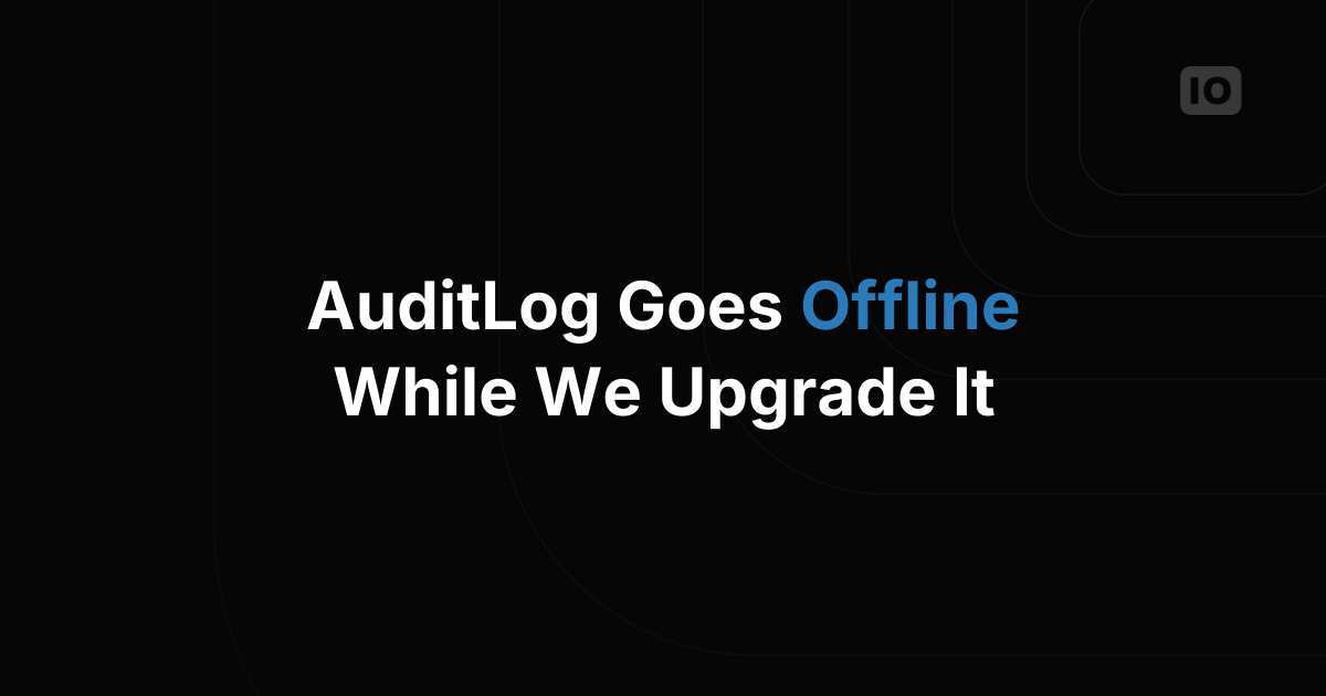 AuditLog feature temporary disable