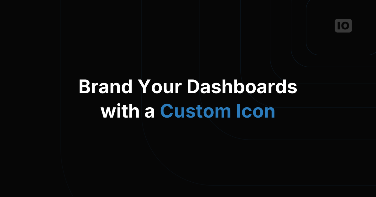 Branding using Icon dashboard