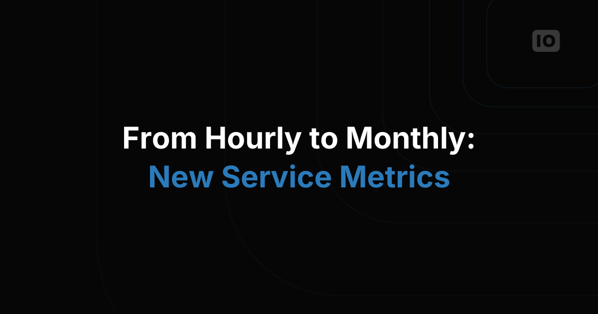 Changes on how some services are billed