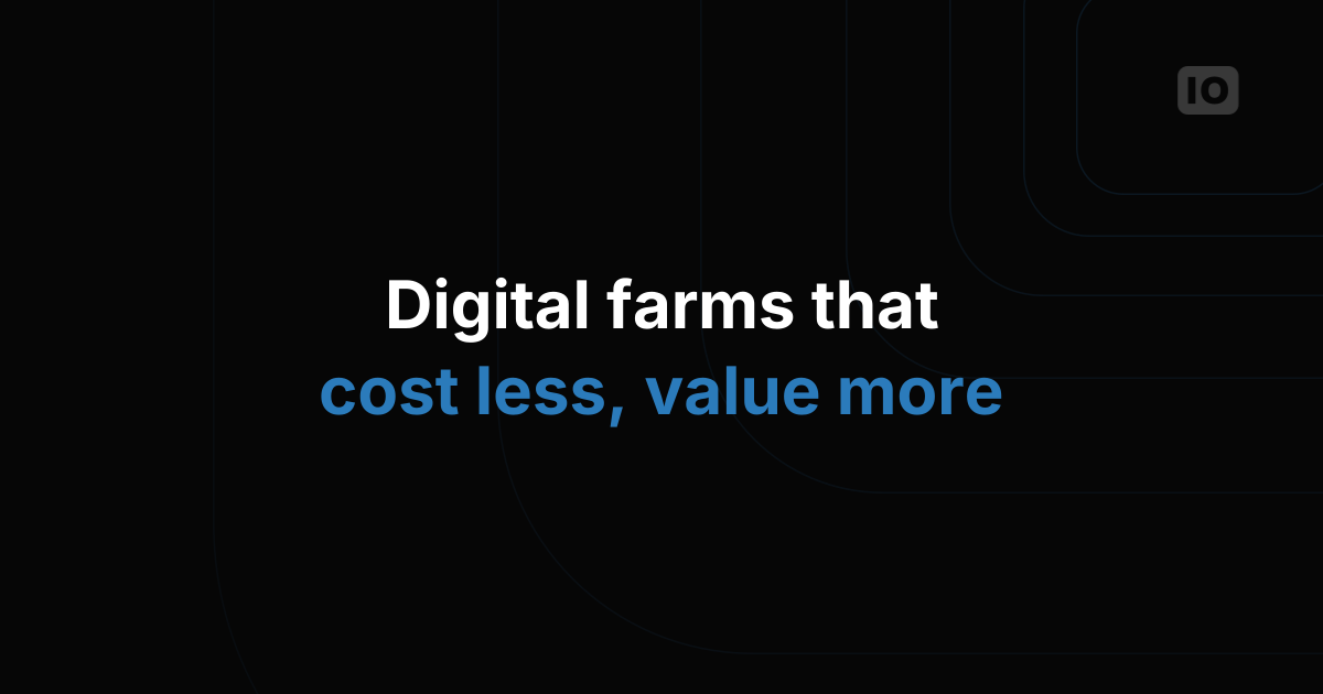 AgrusData delivers high ROI by running on TagoIO