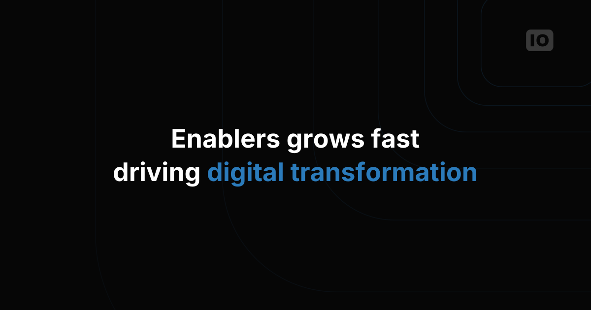 Rapidly-growing Enablers alongside TagoIO