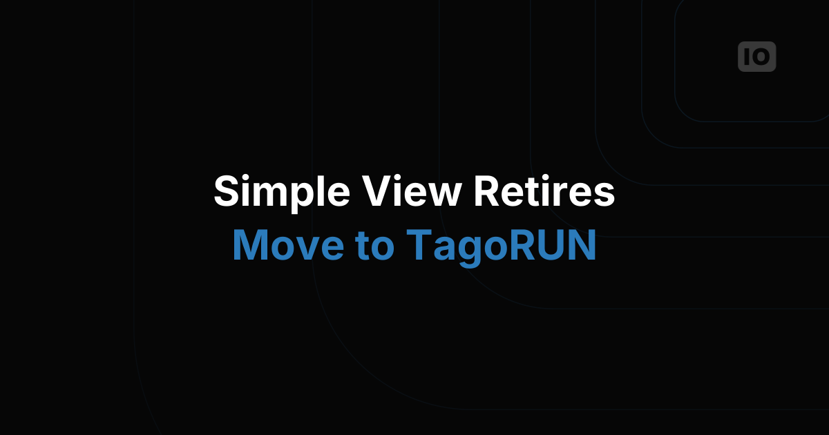 Simple View will be discontinued