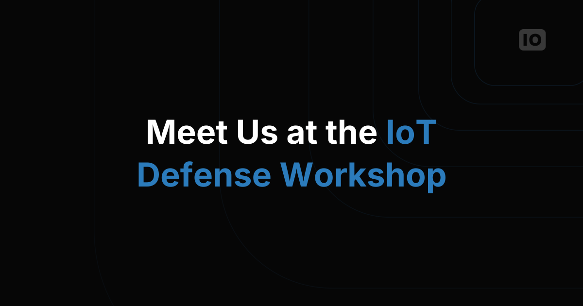 TagoIO at “IoT Applications for Defense Workshop”