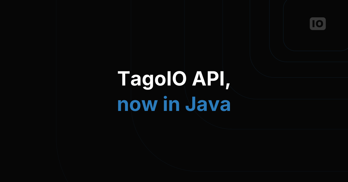 TagoIO Java SDK