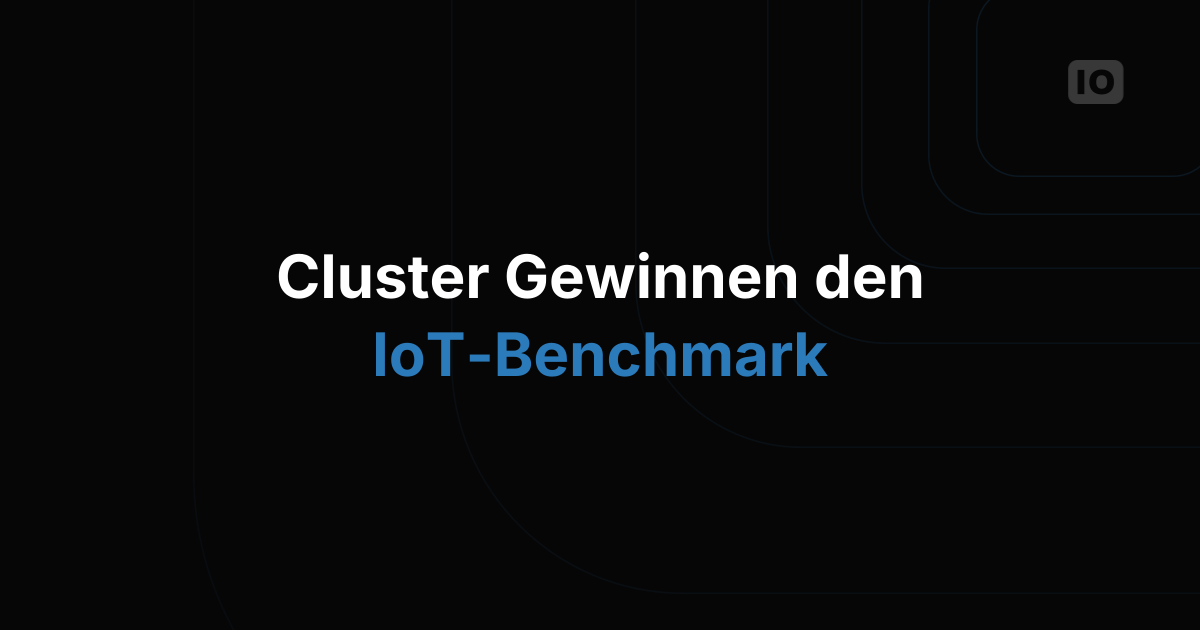 Eine Benchmark-Analyse einer IoT-Implementierung im Cluster-Betrieb