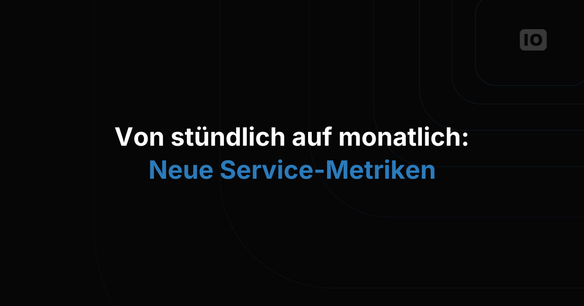 Änderungen bei der Abrechnung einiger Services