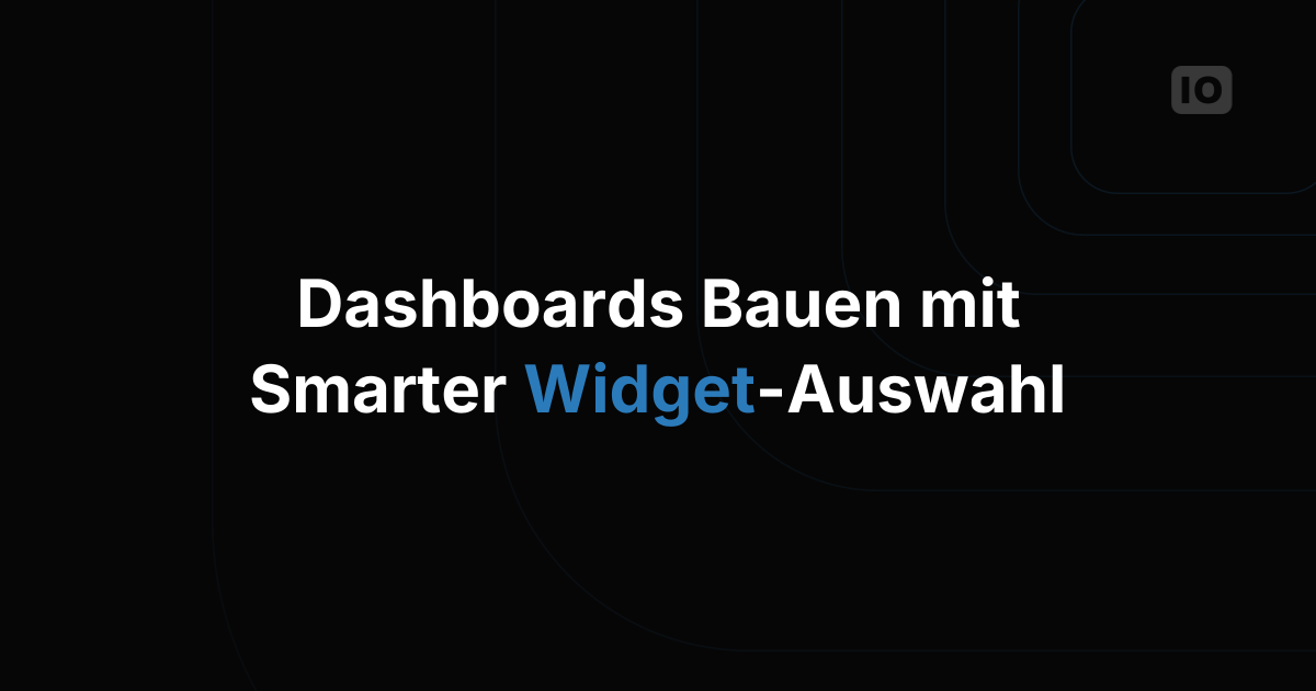 Demnächst: Neue Funktion zur Widget-Konfiguration