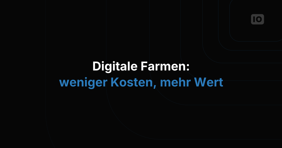AgrusData erzielt hohen ROI mit TagoIO