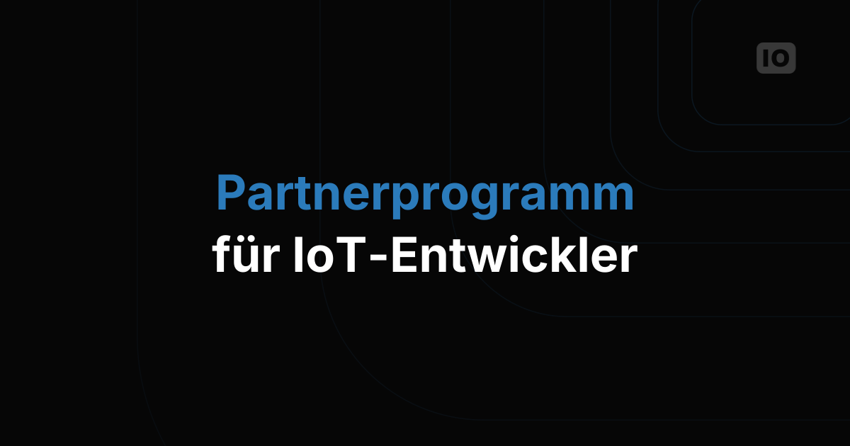 TagoIO Partnerprogramm für Entwickler