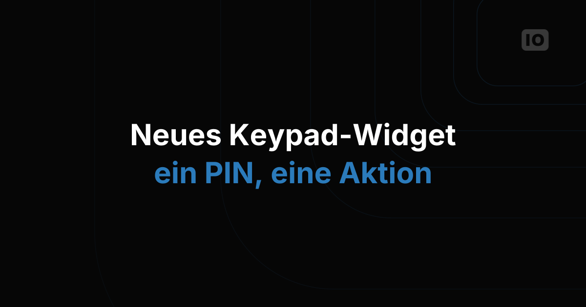 Das neue Keypad-Widget ist da
