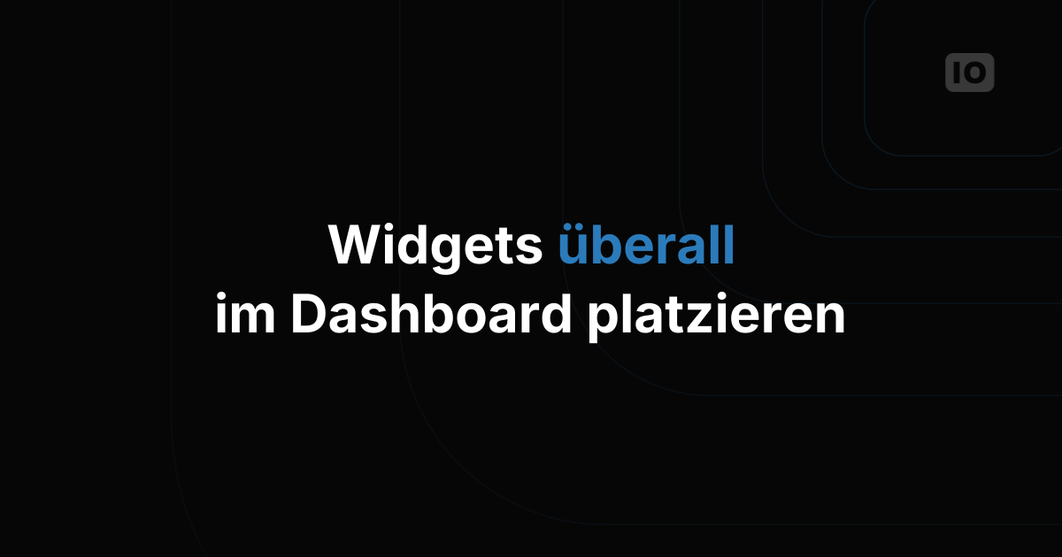 Neue Methode zum Neuanordnen von Widgets