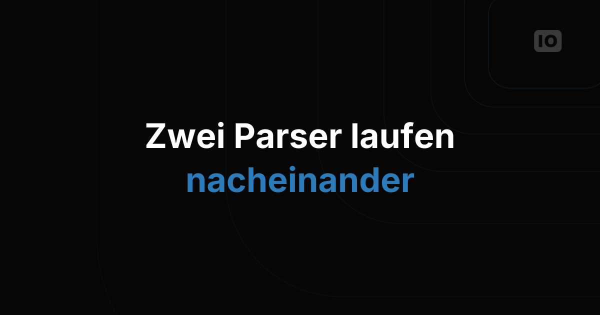 Neue Optionen für den Payload Parser