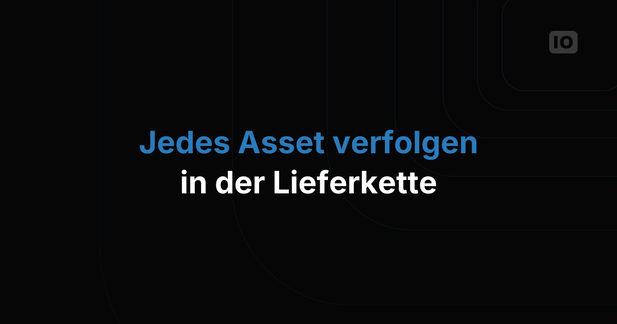 Intelligentes Asset-Tracking