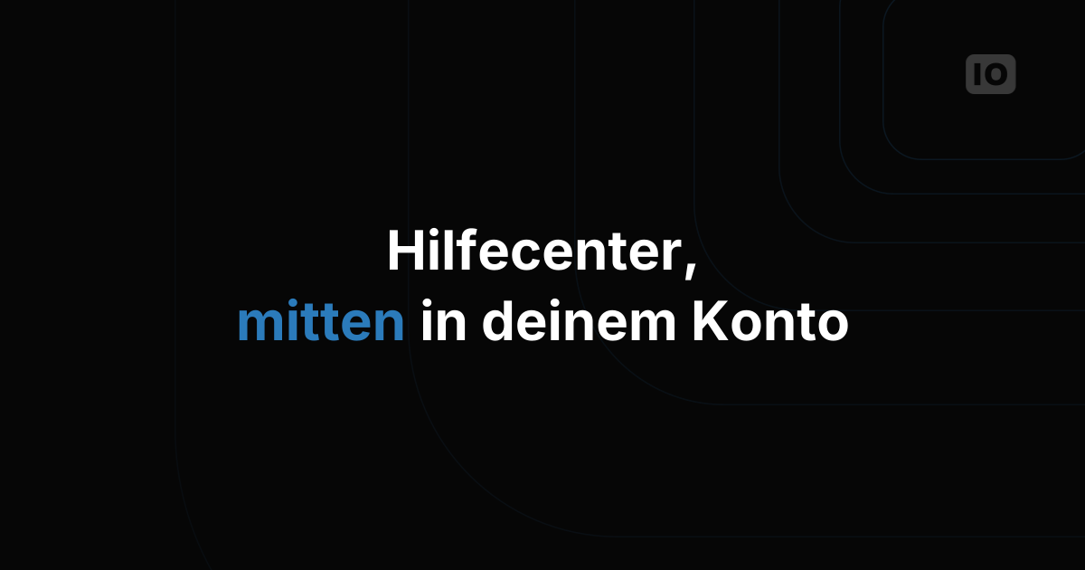 Das TagoIO Help Center ist online!