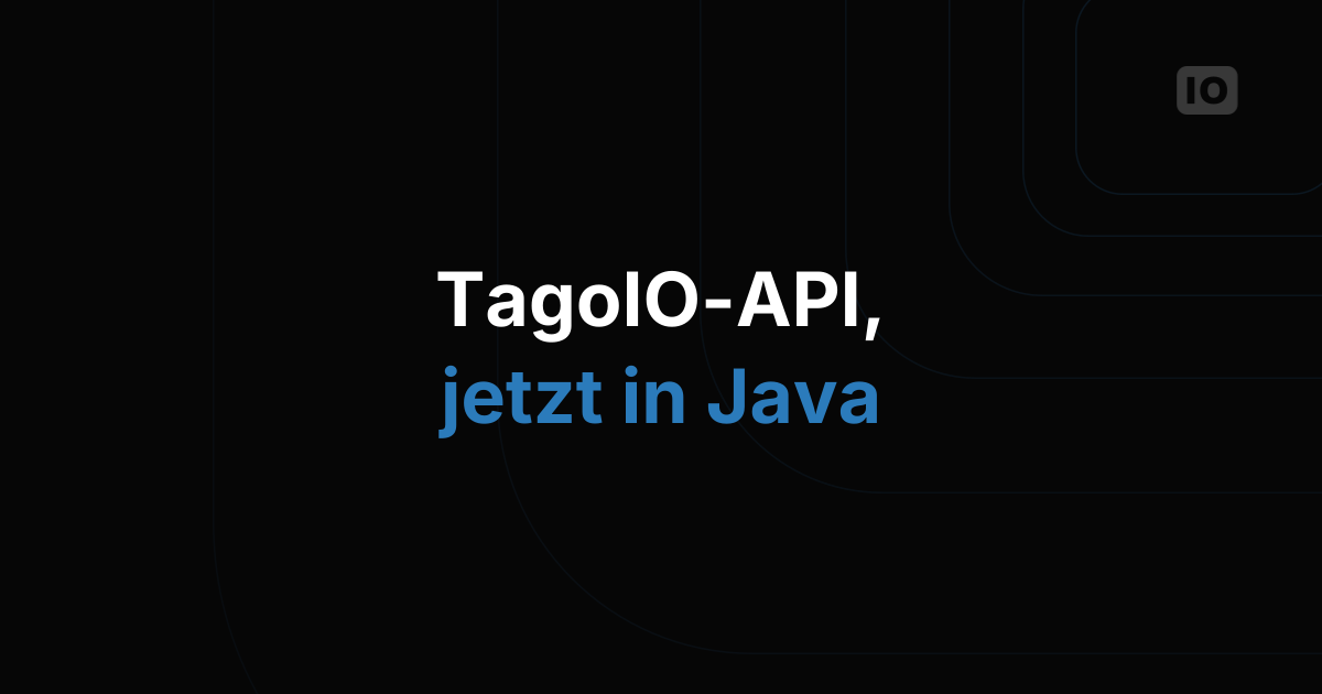 TagoIO Java SDK