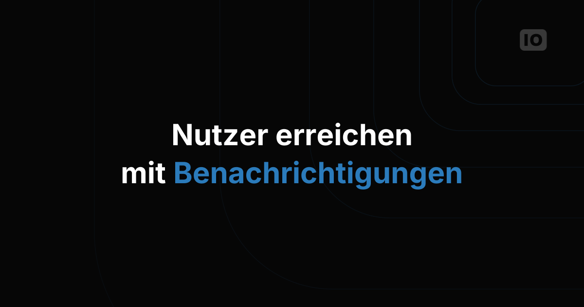 Neue TagoIO-Funktion: Benachrichtigungen
