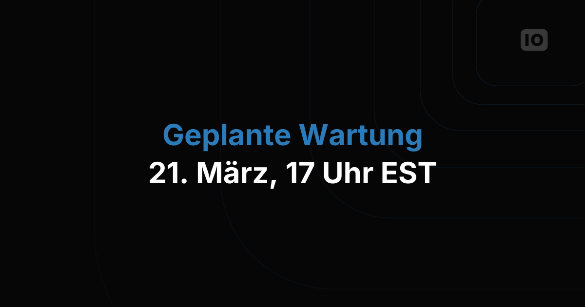 Geplante TagoIO-Wartung am 21. März 2017