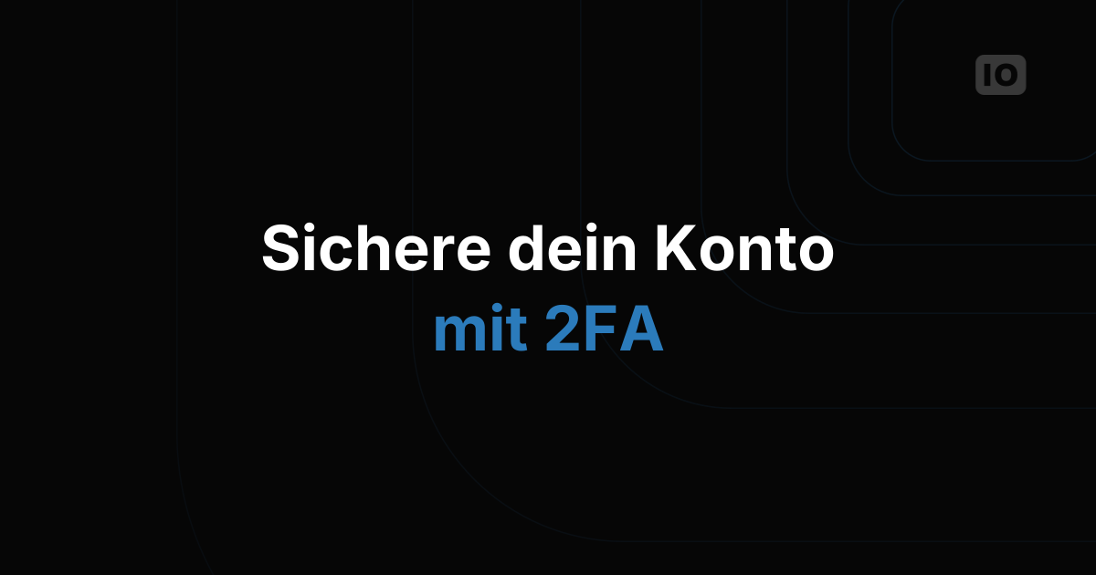 Zwei-Faktor-Authentifizierung (2FA) bei TagoIO