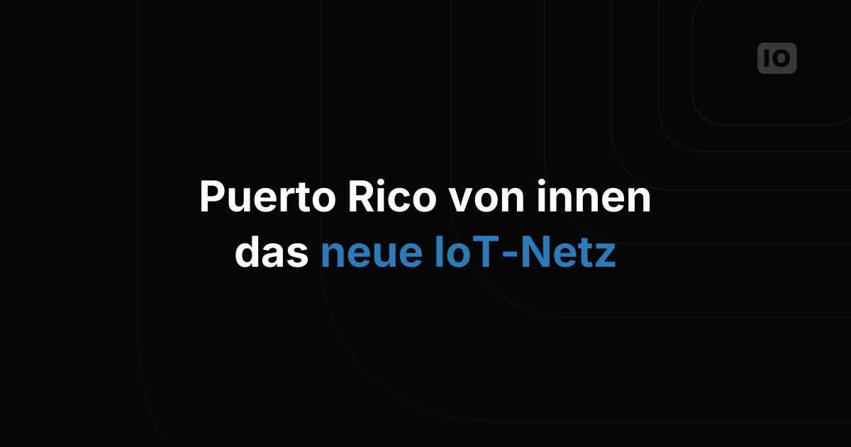 Webinar: TagoIO & Everynet in Puerto Rico