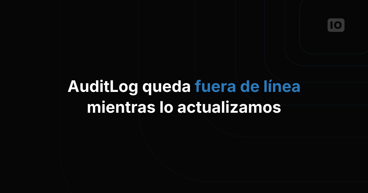 Desactivación temporal de la función AuditLog