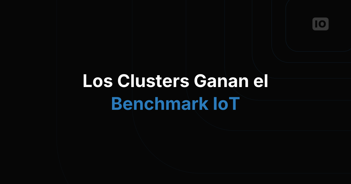Análisis comparativo de una implementación IoT ejecutándose en un cluster