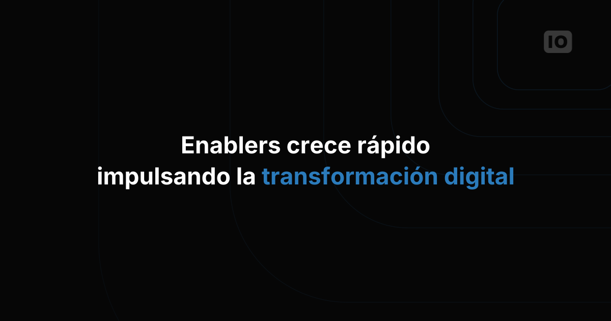 Enablers crece rápido junto a TagoIO