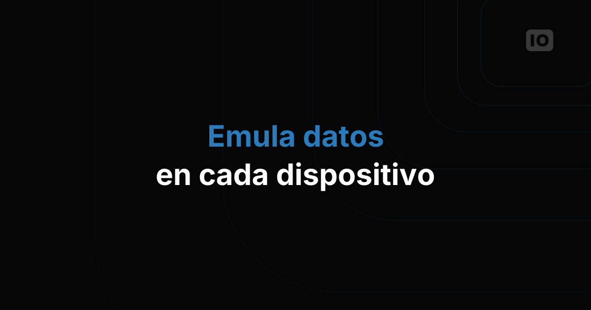 Nueva configuración de las pestañas de Device