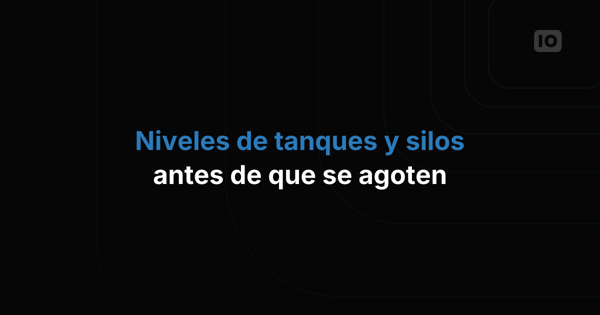 Cómo pronosticar los niveles de tanques y silos antes de que se vacíen