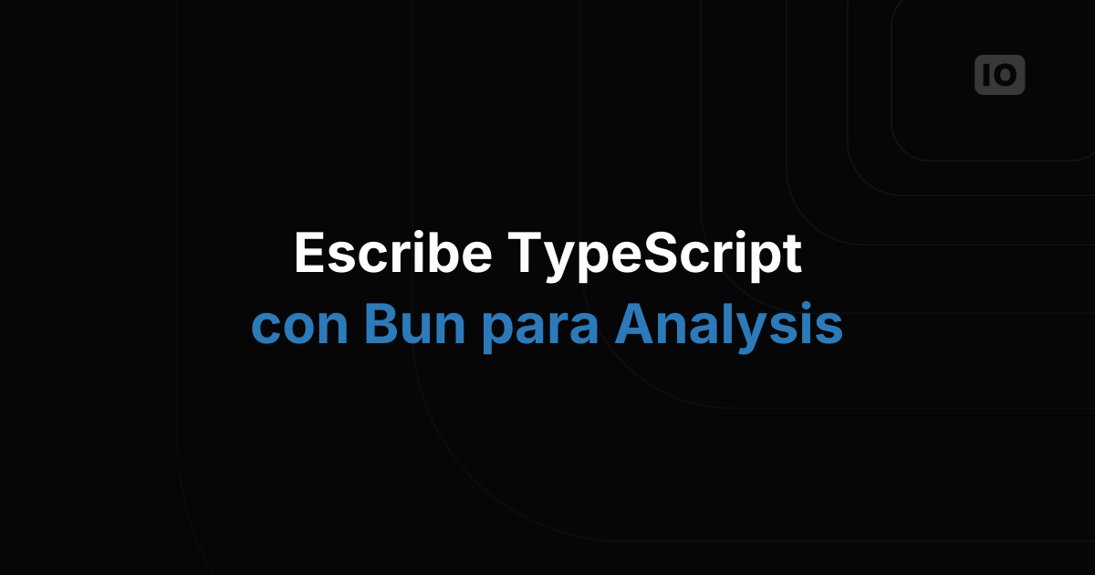 Presentamos Bun para Analysis