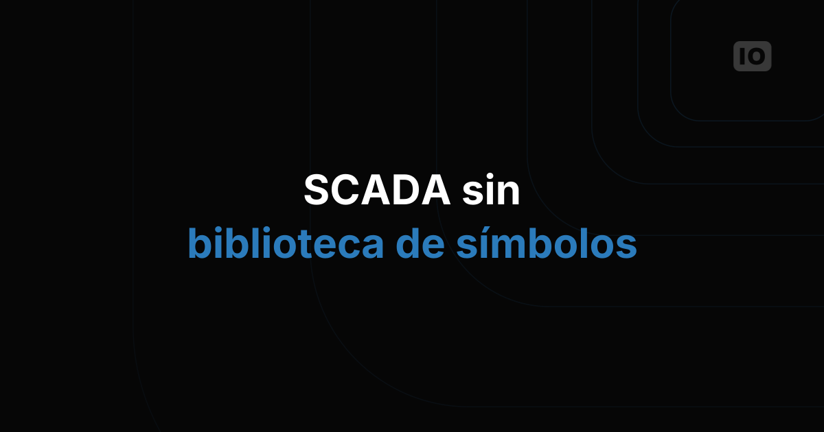 SCADA sin biblioteca de símbolos