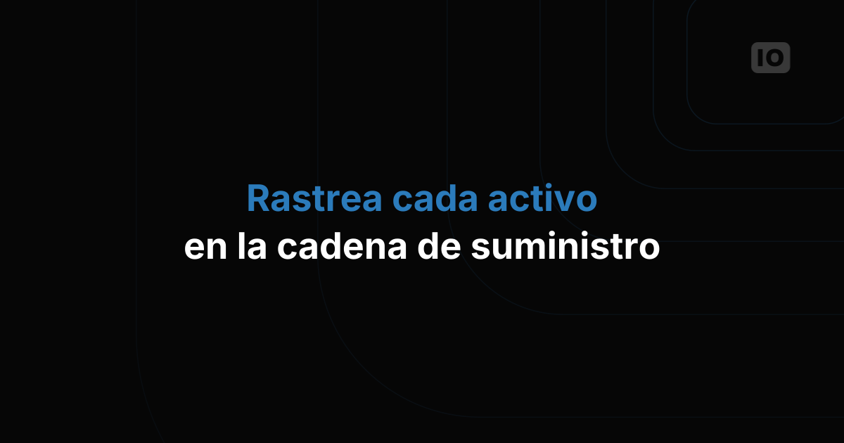 Rastreo inteligente de activos