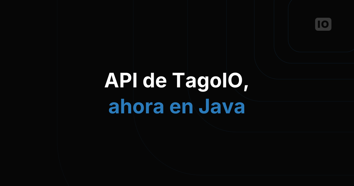 TagoIO Java SDK