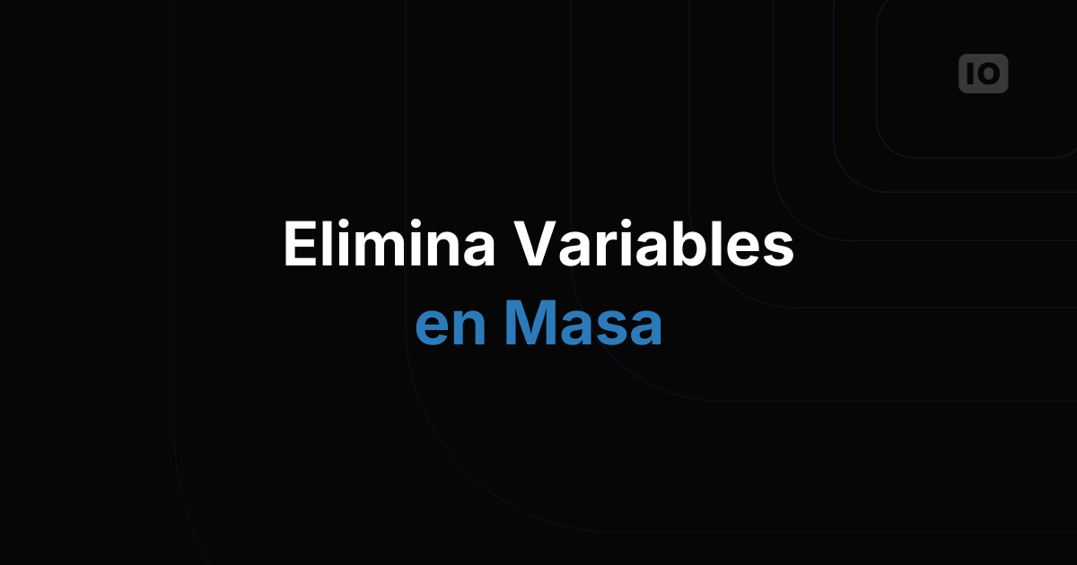 Mejoramos la gestión de variables