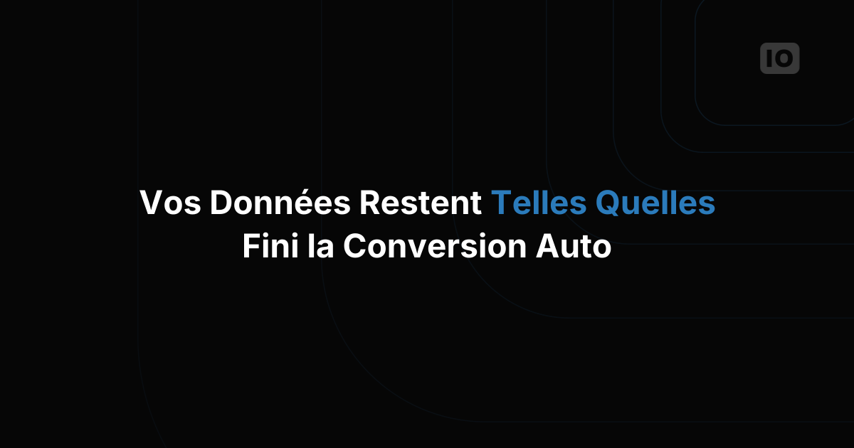 Changements dans la validation des données d'entrée.