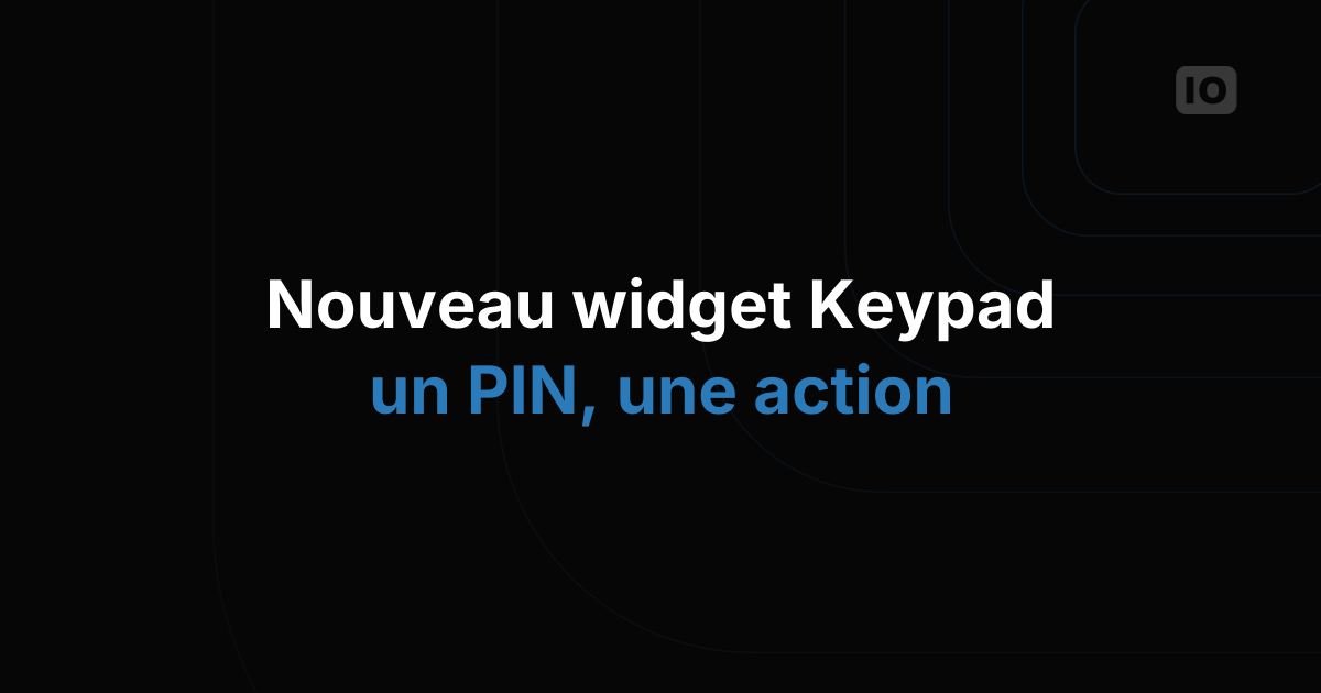 Lancement du nouveau widget Keypad
